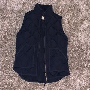 Navy blue vest